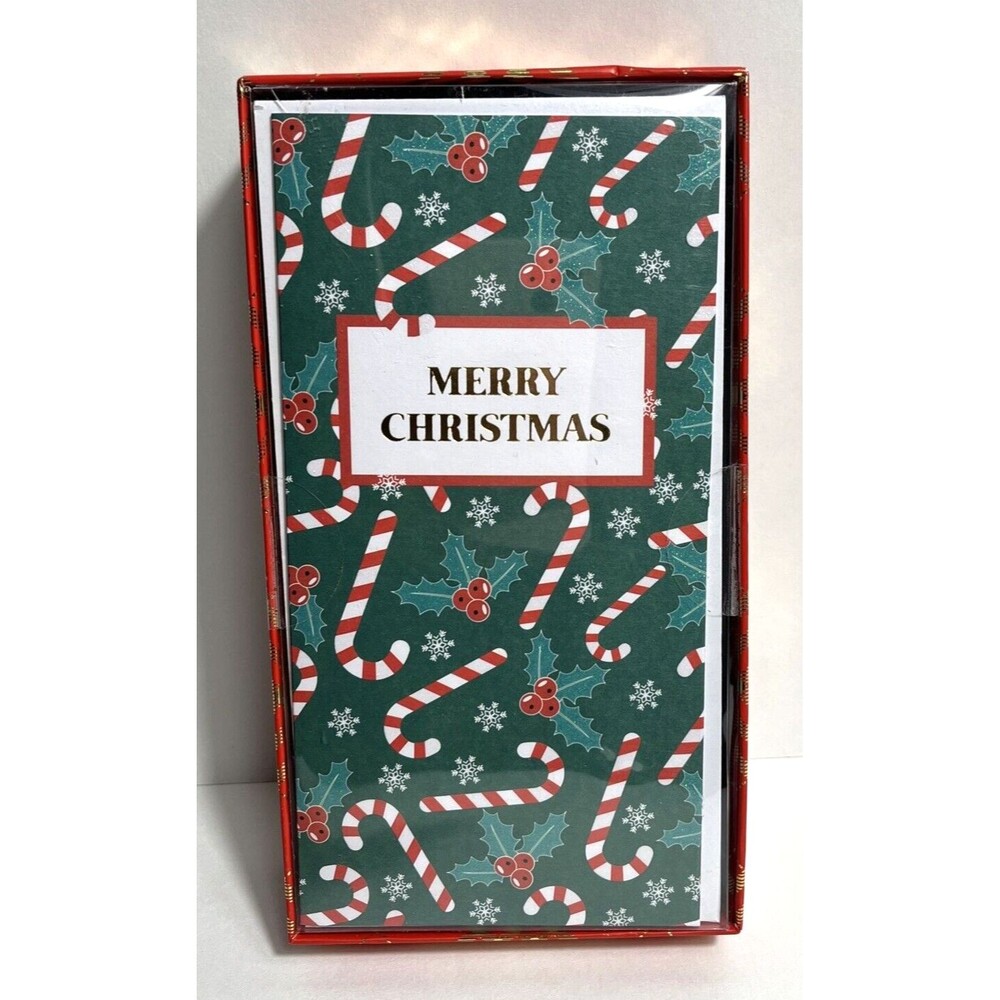 Graphique Merry Christmas Cards - 12  Holiday Cards with envelopes